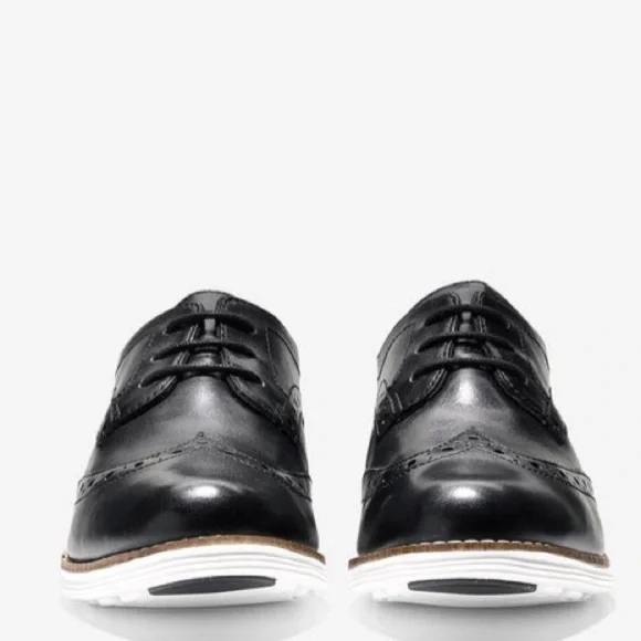 🌿Cole Haan🌿Grand Wing Oxford Black Nike Air 6 - Picture 3 of 5